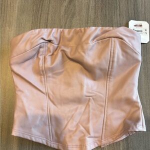 Altar'd State Lavender Strapless Top